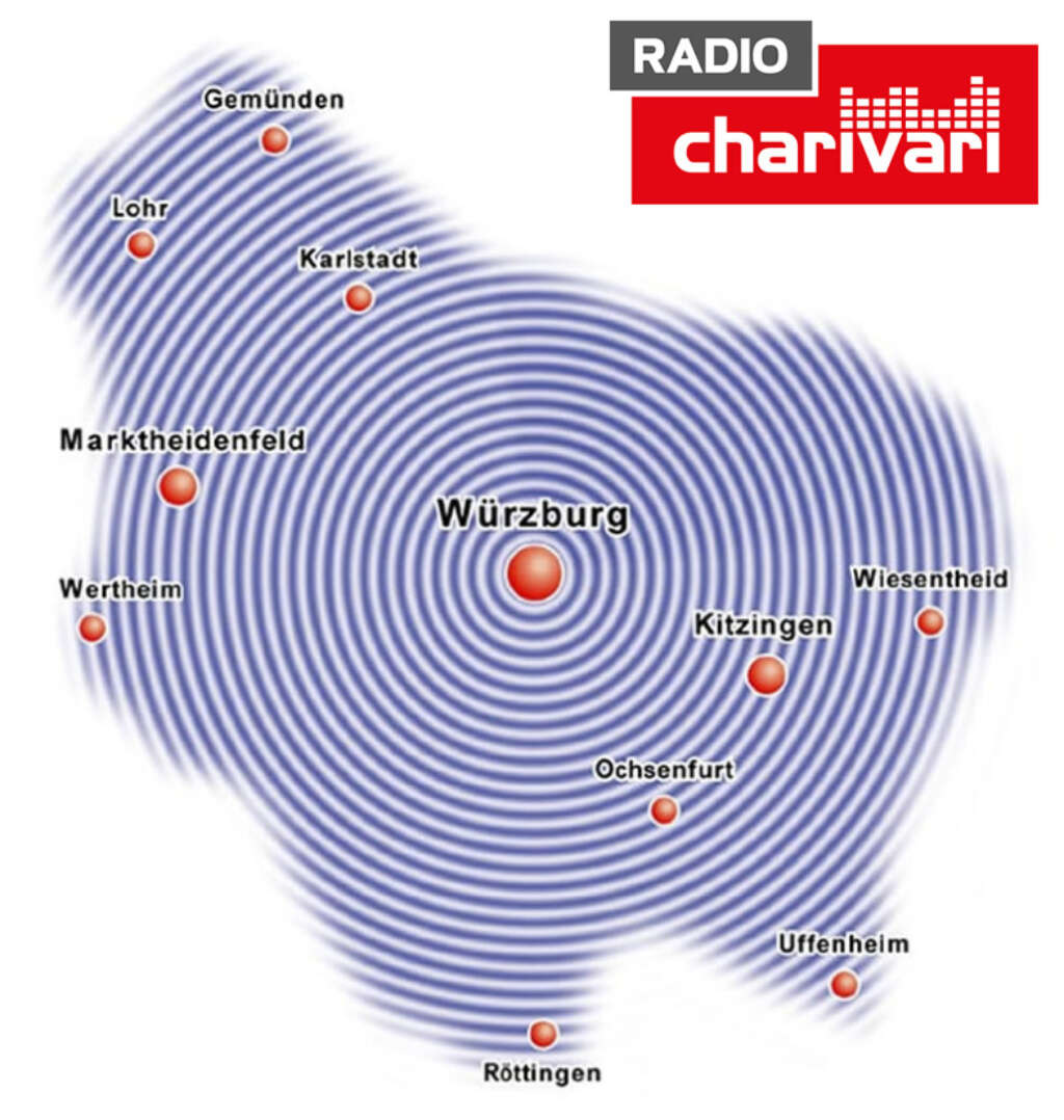 Radio Charivari Sendegebiet Karte Radio Charivari Sendegebiet Karte